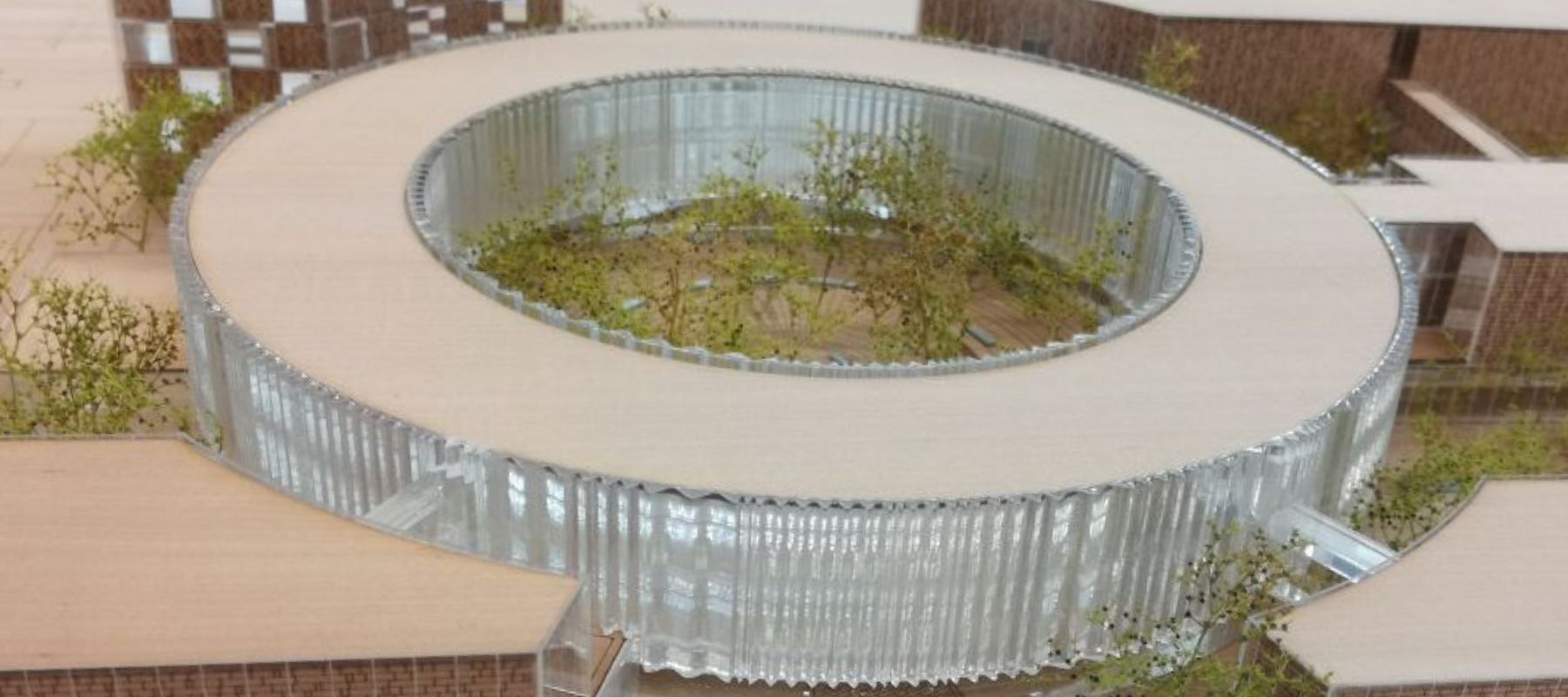 Les Archives nationales, maquette d'architecture