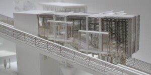 Funiculaire - Grasse Funiculaire à Grasse, maquette blanche.